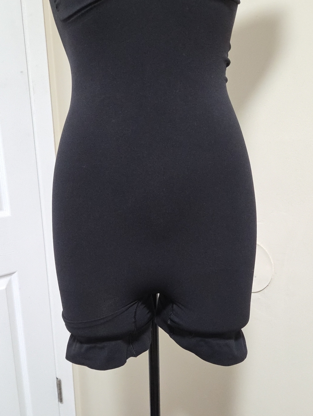 Aritzia Black High-Waist Shaping Bodysuit Shorts - Picture 4 of 6